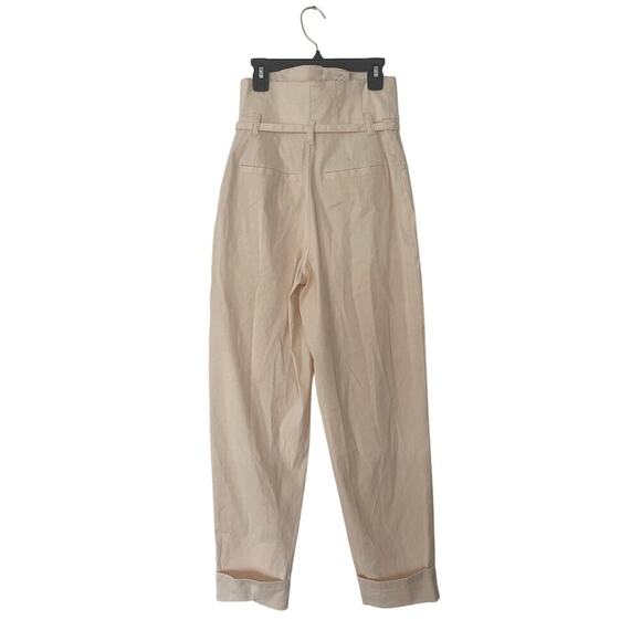 NWT Derek Lam 10 Crosby Linen Blend Bex Utility Pants Size 2 - Picture 6 of 9
